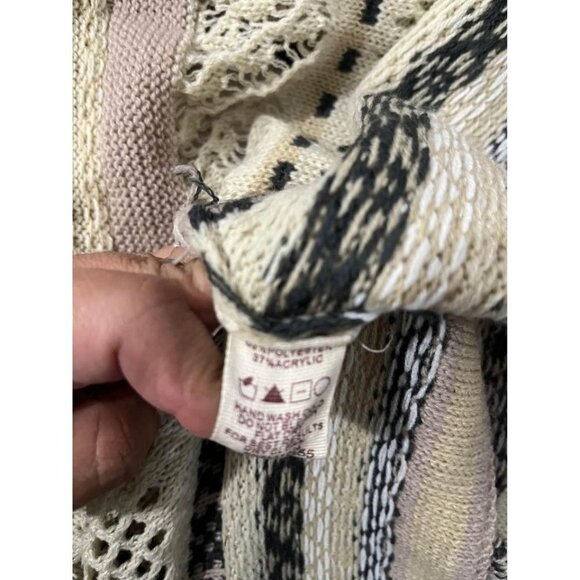 Poem & Thread Draped Knitted Cardigan Sweater Size Large - Picture 9 of 9